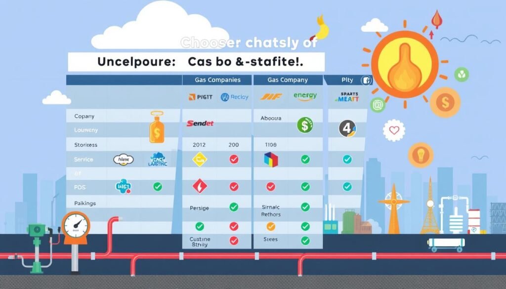 comparador de compañías de gas