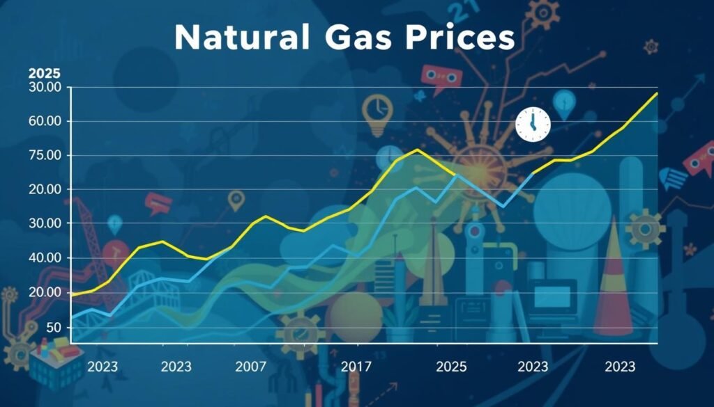 evolución del precio gas natural